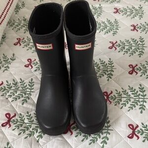 Hunter Kids Classic Black Rain Boots